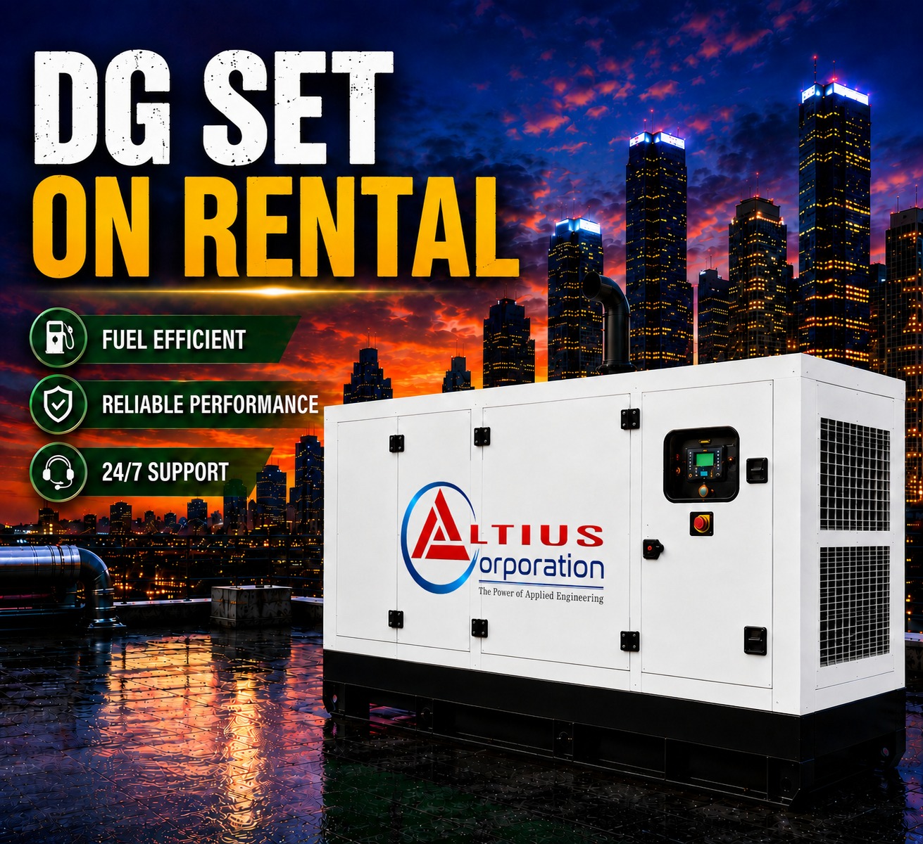 Altius Corporation Generator Sets and Power Solutions